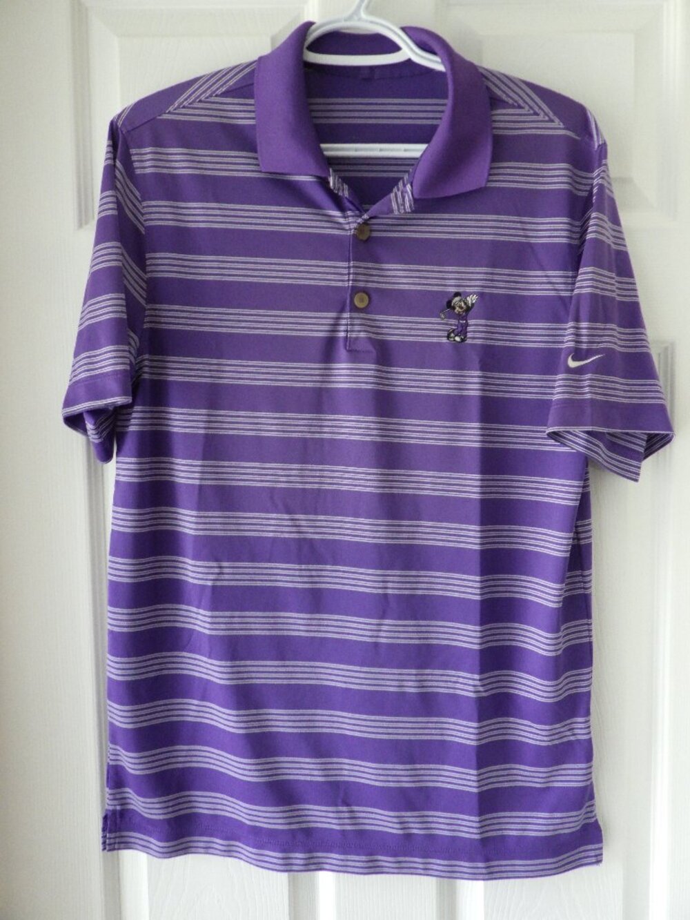 Nike Golf WALT DISNEY WORLD LAND MICKEY MOUSE GOLFING Sz Small Performance Shirt